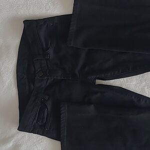 7 For All Mankind, black jeans, low rise, bootcut